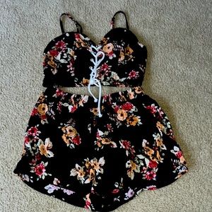 A cute matching top and bottom for any casual occasion